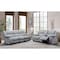 Global Furniture Usa Transitional Zaftig Fabric U250 Grey Reclining Sofa/Console Reclining Loveseat 4639 - alternate 1
